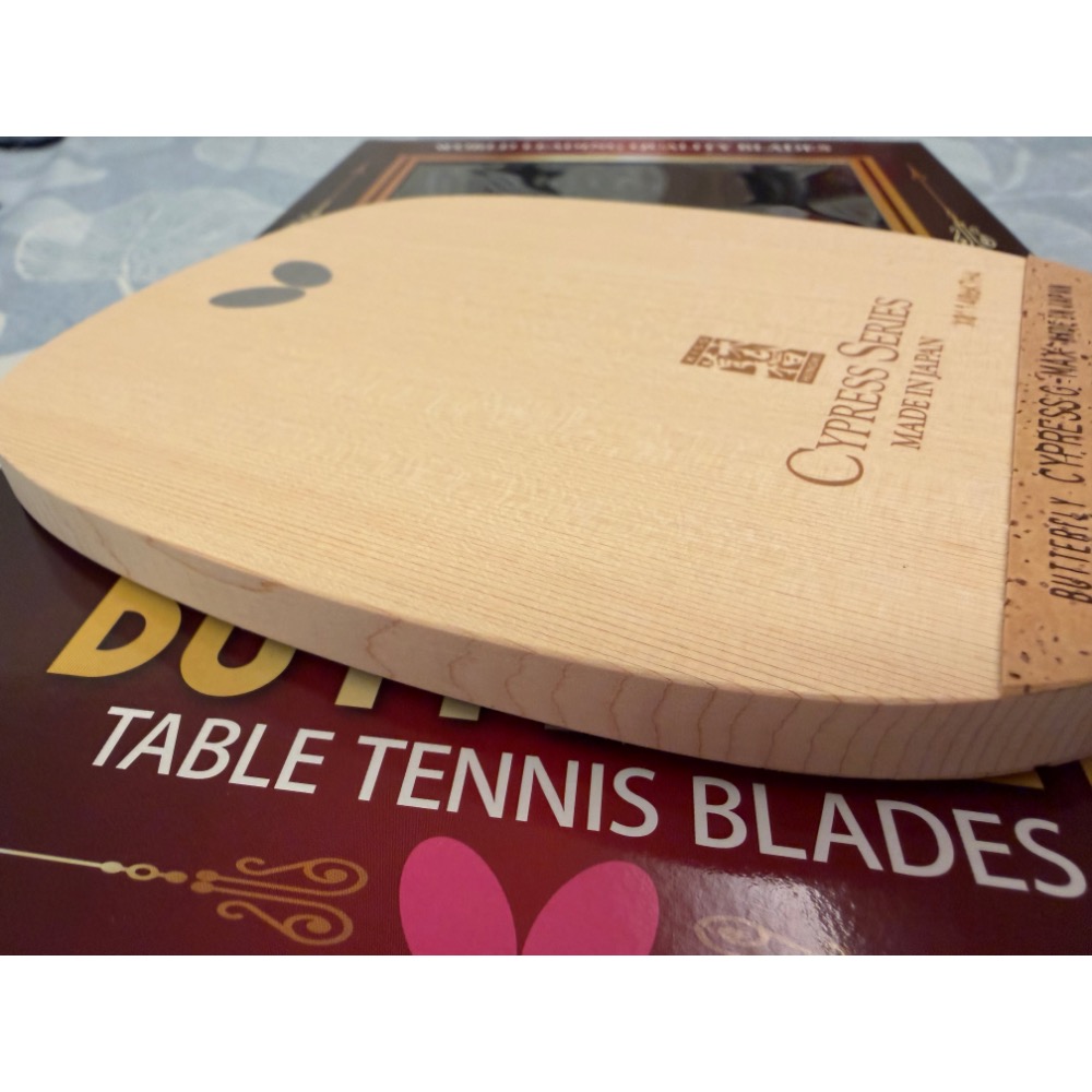 全新 Butterfly 蝴蝶牌 桌球拍 CYPRESS G-MAX gmax 日版 單檜-細節圖8