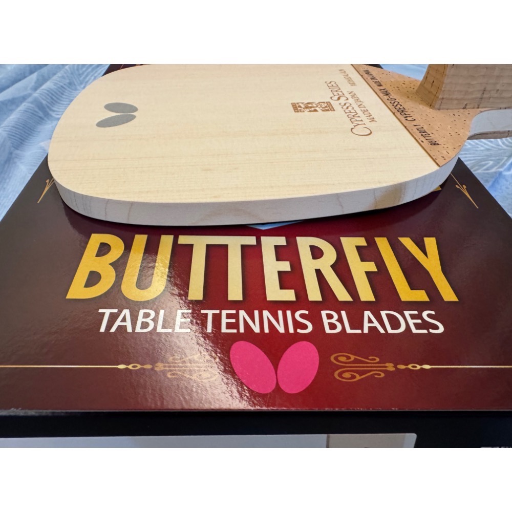 全新 Butterfly 蝴蝶牌 桌球拍  CYPRESS G-MAX gmax 公司貨  單板 單檜-細節圖3