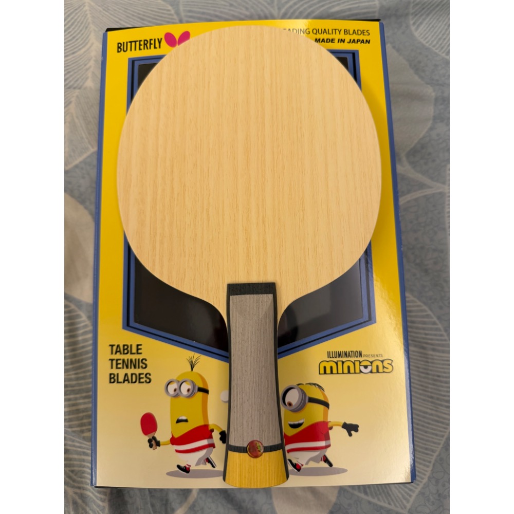 全新 蝴蝶 絕版限量小小兵 5 W5 五夾純木底板-細節圖2