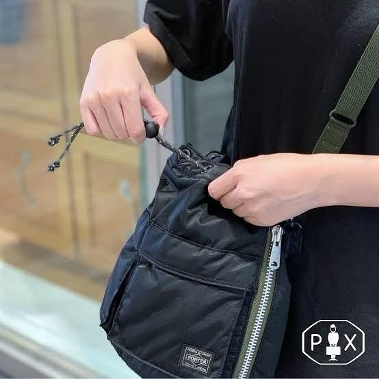 PORTER PX TANKER 2WAY BAG 黑S號側背包水桶包單肩背包潮牌女包女包包