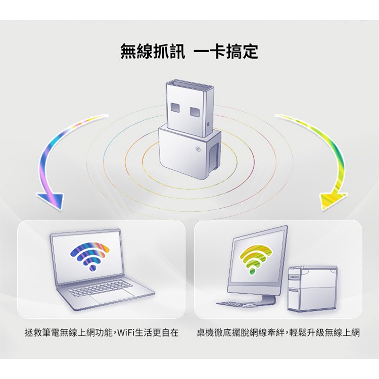 TOTOLINK N160USM 無線網卡 WiFi接收器 USB無線網路卡 WiFi網路卡【隱藏式高增益天線】自帶驅動-細節圖9