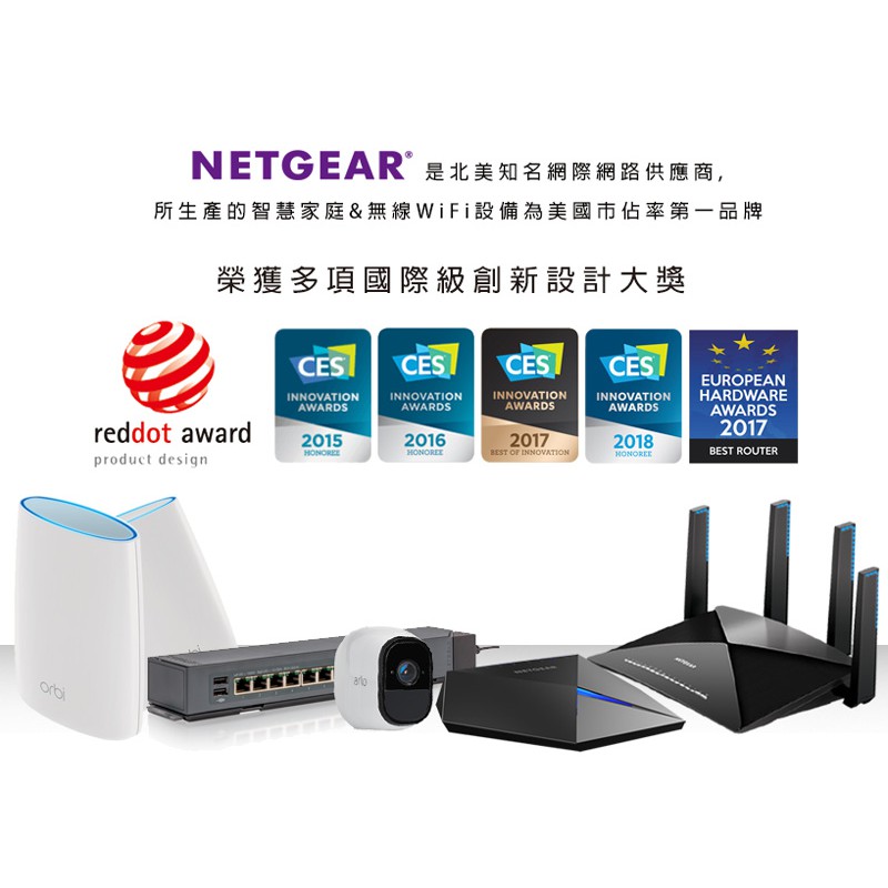 NETGEAR R8000 專用原廠變壓器支援100-240V國際電壓- 義展科技