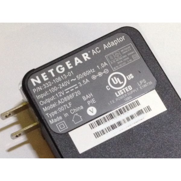 NETGEAR 12V 變壓器 R7000 R7500 R7800 ORBI 對應 支援國際電壓100~240V