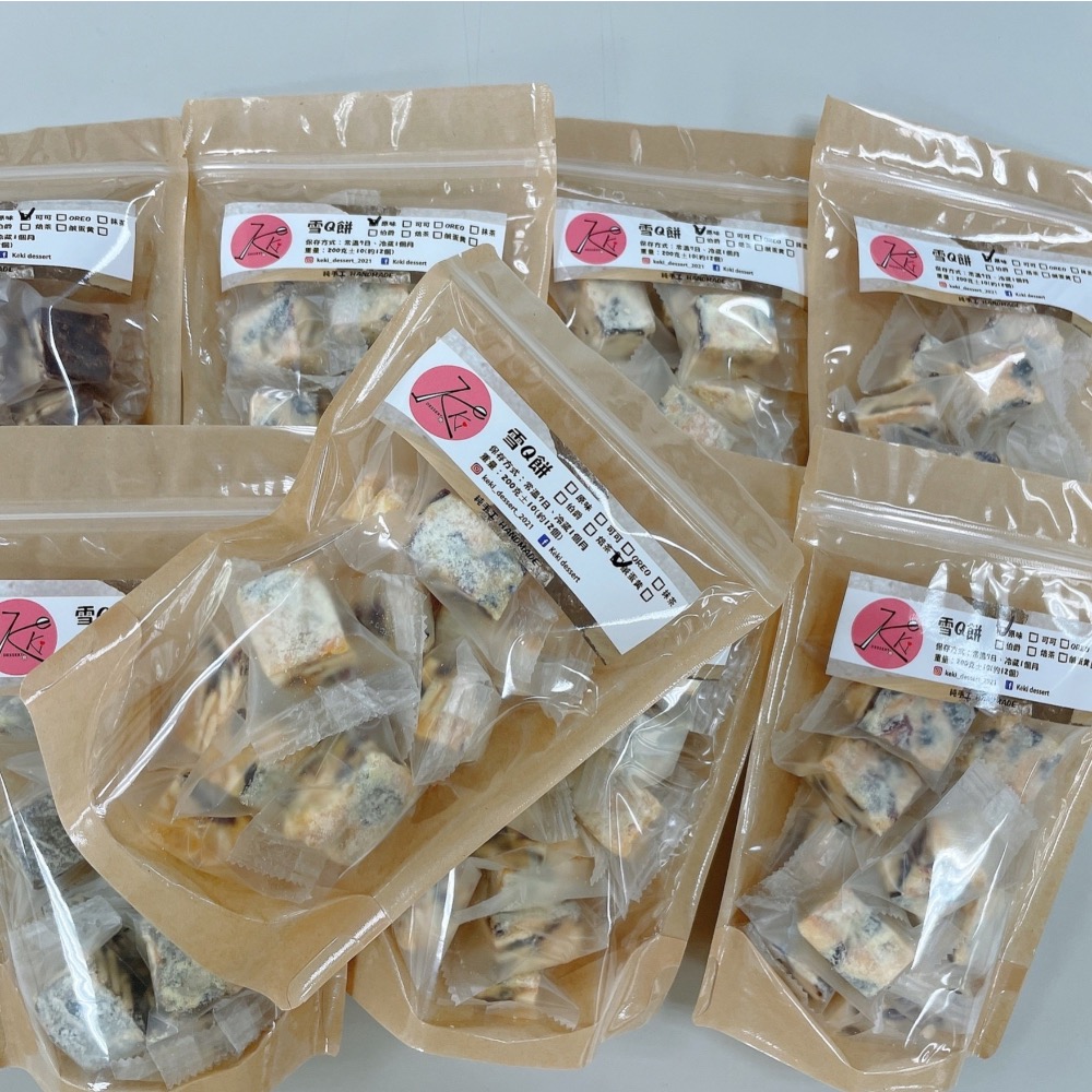 [KEKI DESSERT]純手工雪Q餅 原味奶香蔓越莓 (常溫)-細節圖2