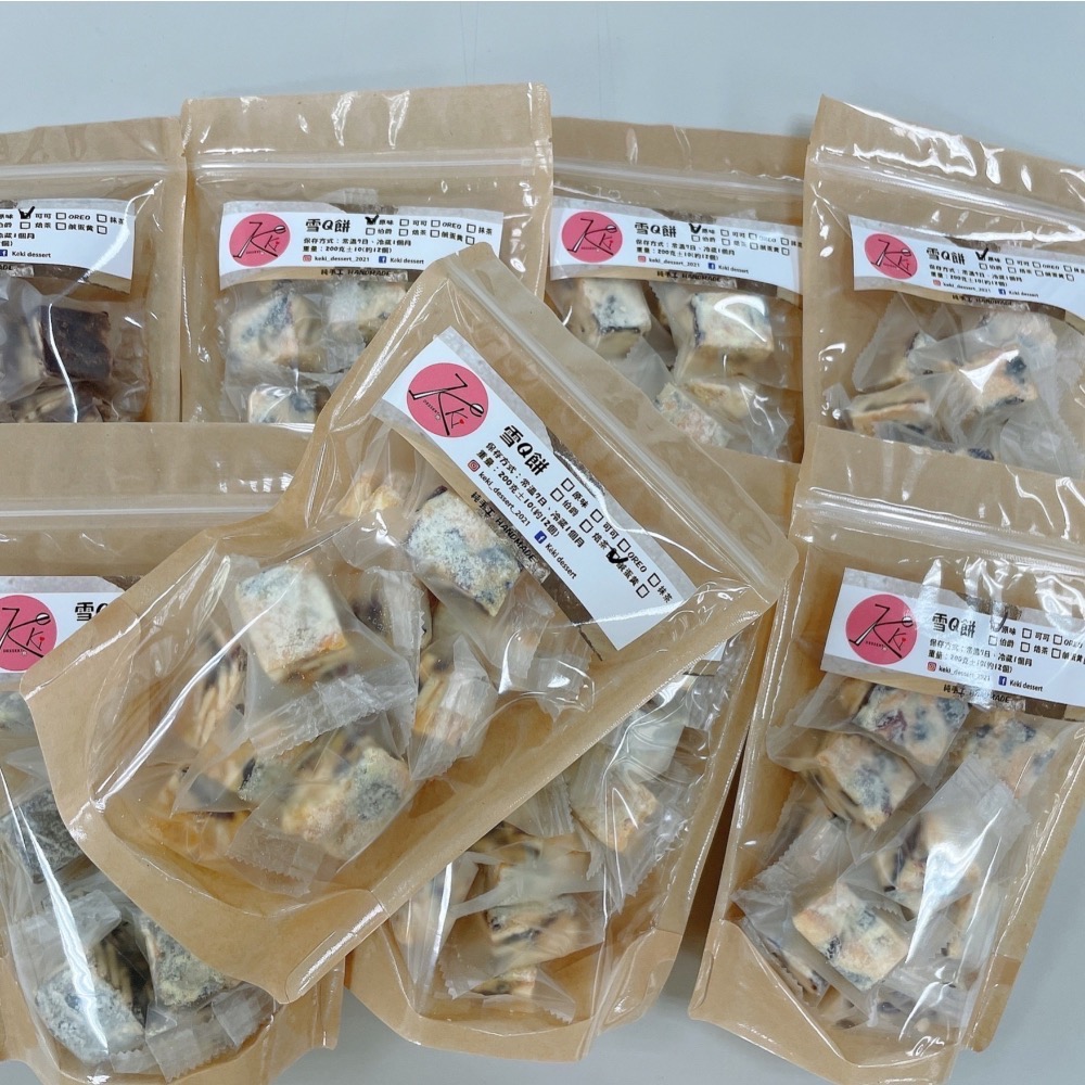 [KEKI DESSERT]純手工雪Q餅 原味奶香蔓越莓 (常溫)-細節圖2