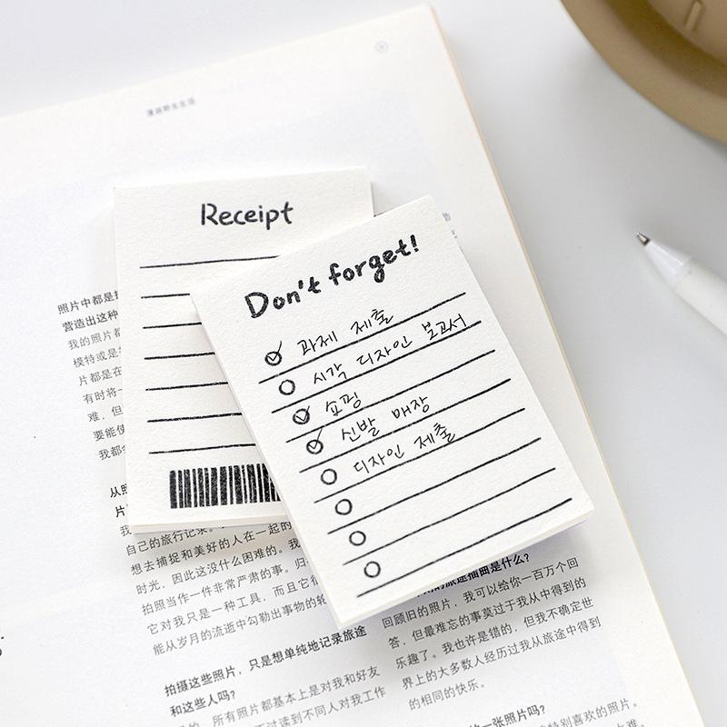 🔥【現貨】🦈簡約線條便條本 便利貼 創意便利貼 便條紙 備忘錄-細節圖3