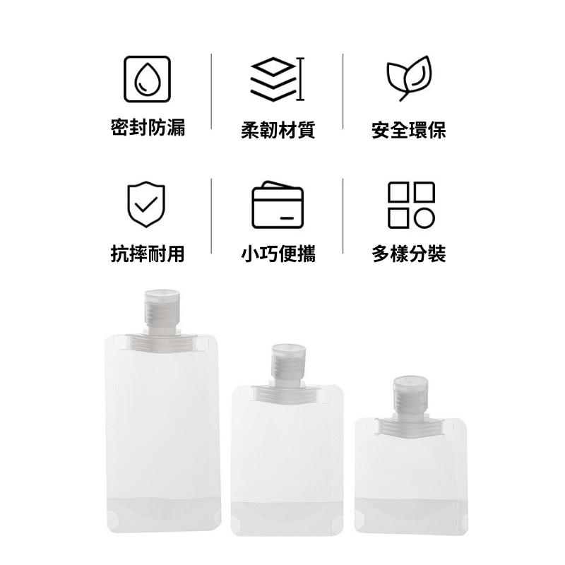 🔥【現貨】🦈旅行分裝袋 分裝袋 液體分裝袋 旅行袋 分裝瓶 旅行分裝 收納袋-細節圖2