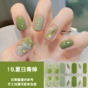 🔥【現貨】🦈美甲貼紙 美甲貼 14入 買三張贈送美甲工具包 指甲貼 美甲貼片 指甲貼片 假指甲 指甲貼紙-規格圖4