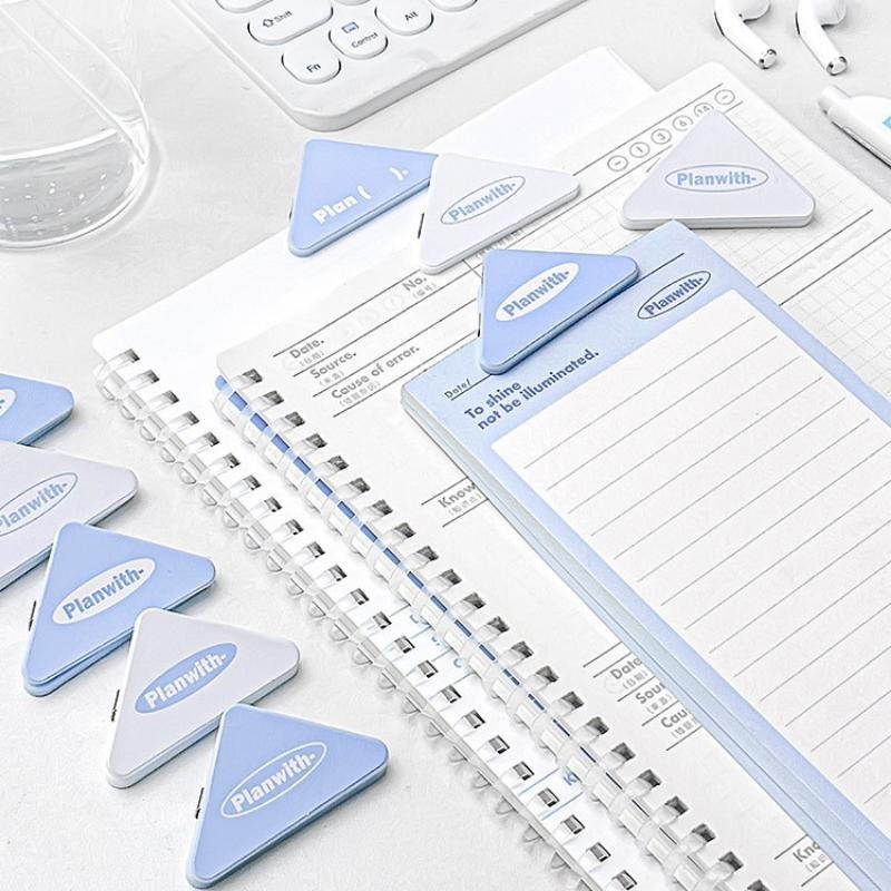 🔥【現貨】🦈Rosyposy三角夾四入組 邊角夾 文件夾 三角邊夾 直角夾 三角文件夾-細節圖5