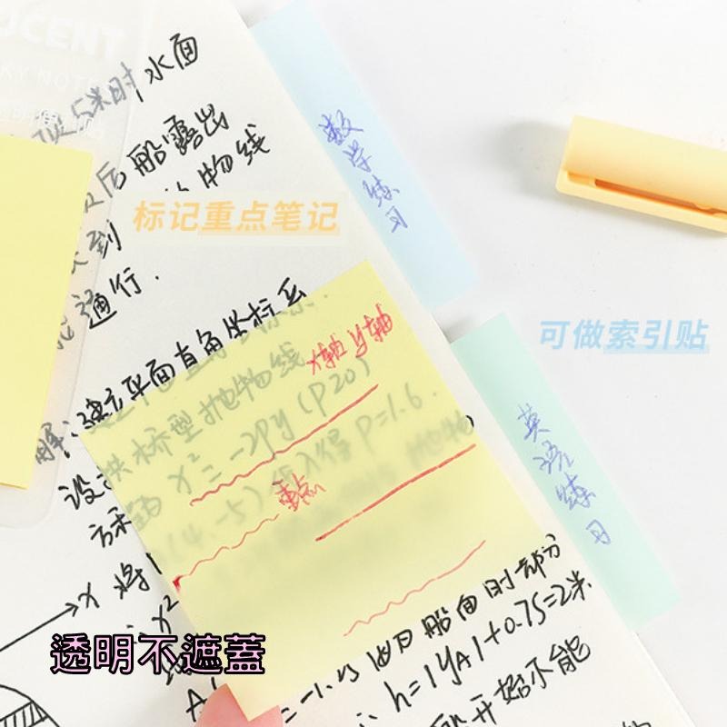 🔥【現貨】🦈Rosyposy透明便利貼 透明便條 便利貼 標籤紙 便條紙 透明便利貼-細節圖6