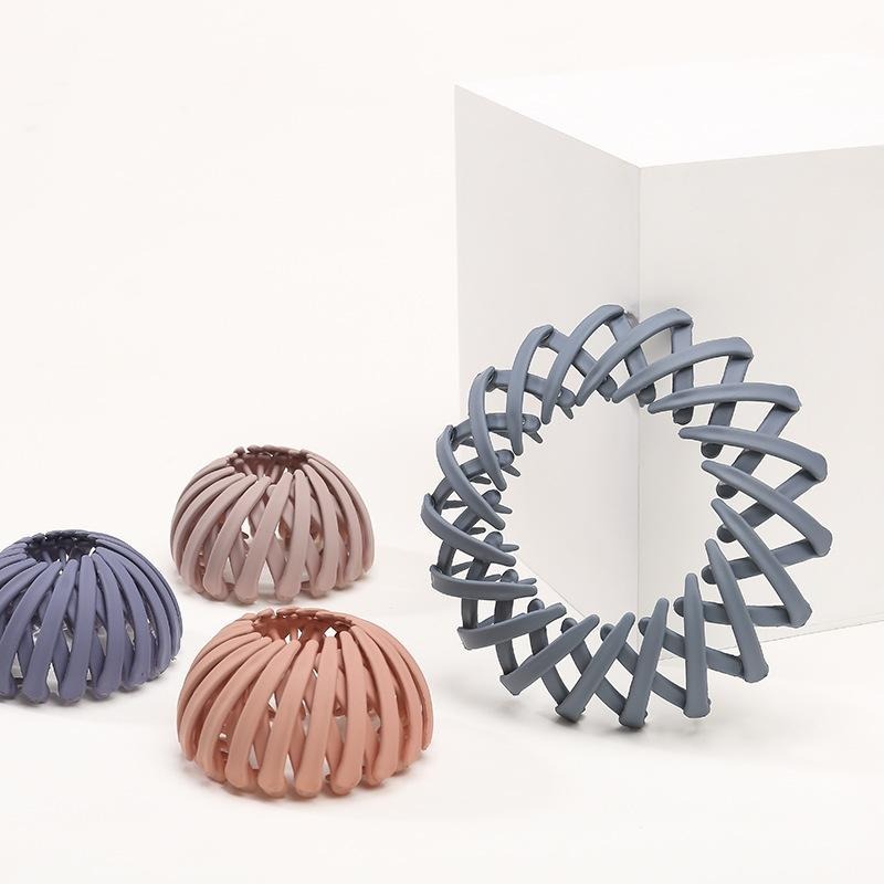 🔥【現貨】🦈鳥巢髮圈 盤髮神器 髮圈 髮束 髮飾 懶人綁髮神器-細節圖3