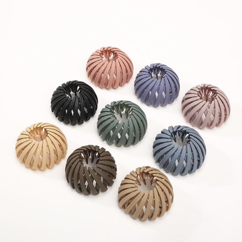 🔥【現貨】🦈鳥巢髮圈 盤髮神器 髮圈 髮束 髮飾 懶人綁髮神器-細節圖7