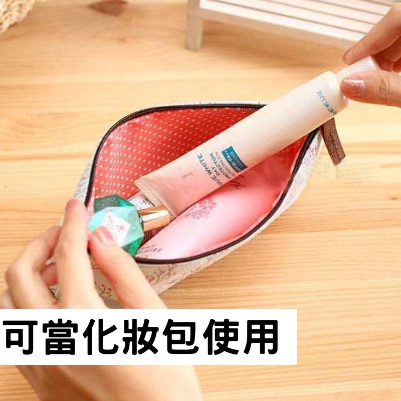 🔥 【現貨】🦈🔥韓系筆袋 小碎花筆袋 麻布筆袋 筆袋🔥-細節圖4