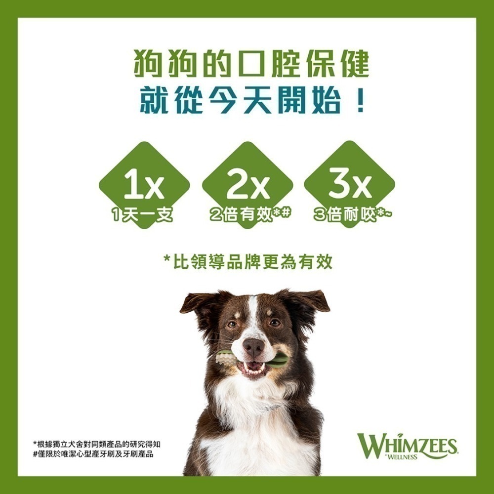 買任一盒贈3包狗餐包【幸運貓】Whimzees唯潔 潔牙骨 超值盒( XS / S / M / L )-細節圖3