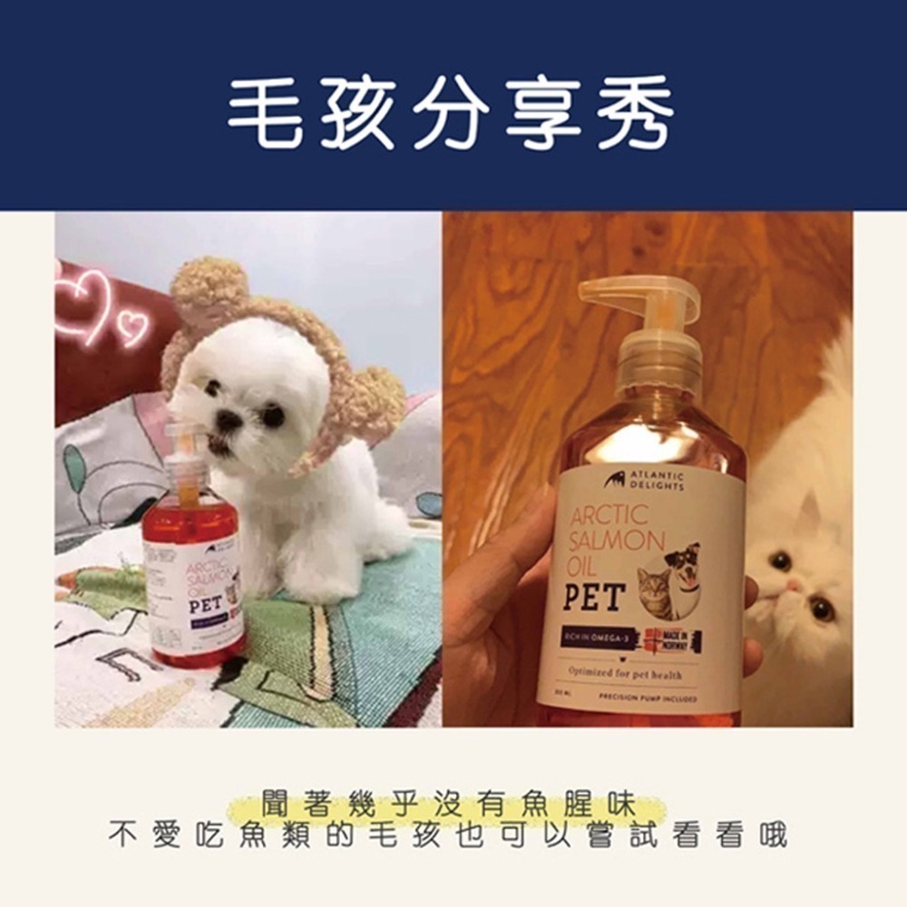 預購【幸運貓】挪威 藍躍 寵物鮭魚油 Omega-3 (犬貓適用) 300ml-細節圖6