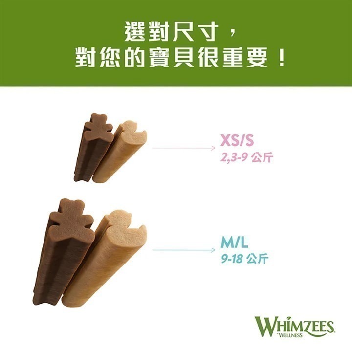 【幸運貓】Whimzees 唯潔 幼犬專用潔牙骨 熟齡犬專用潔牙骨 小型犬 中大型犬 高齡犬-細節圖5