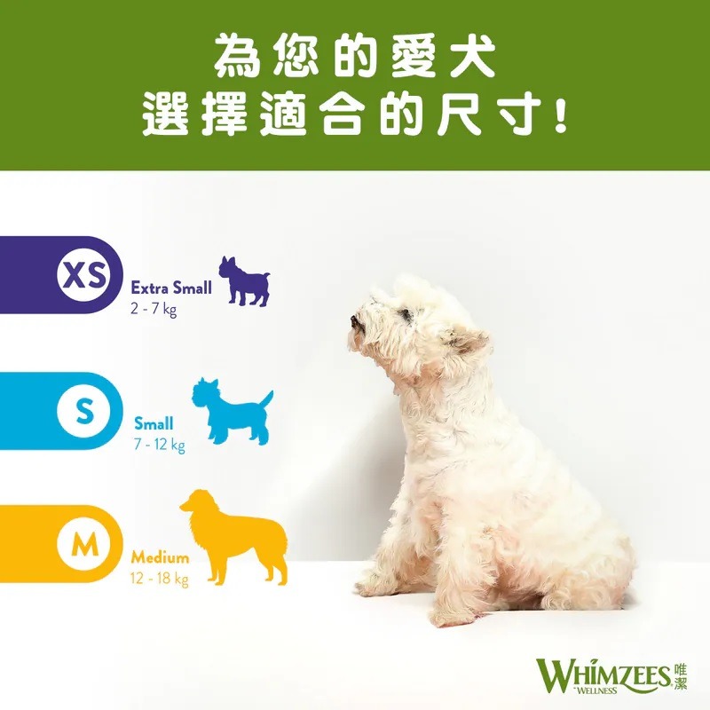 【幸運貓】Whimzees 唯潔 幼犬專用潔牙骨 熟齡犬專用潔牙骨 小型犬 中大型犬 高齡犬-細節圖9