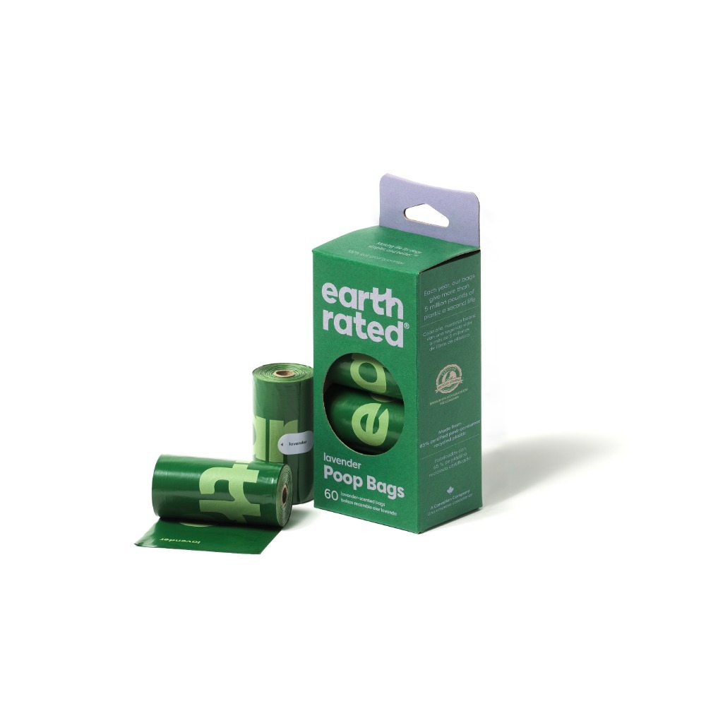 【幸運貓】 莎賓 Earth Rated 第3代 環保撿便袋 補充盒 4捲裝 (薰衣草 / 無香)-規格圖6