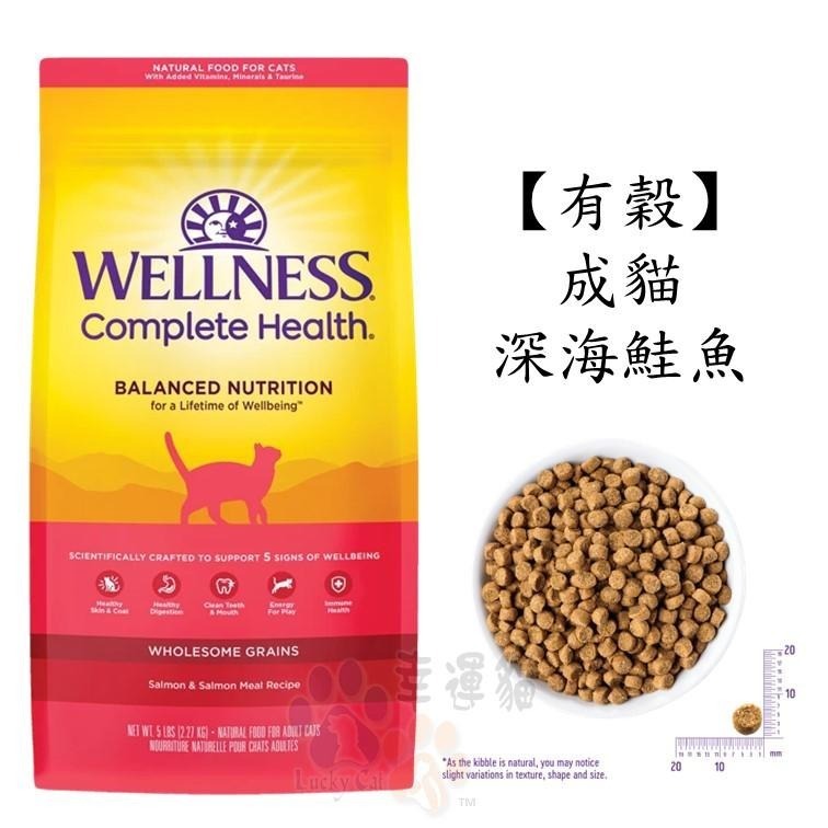 【幸運貓】Wellness 寵物健康 全方位無穀貓飼料 有穀貓飼料 5.5磅 / 5磅 / 11磅-細節圖6