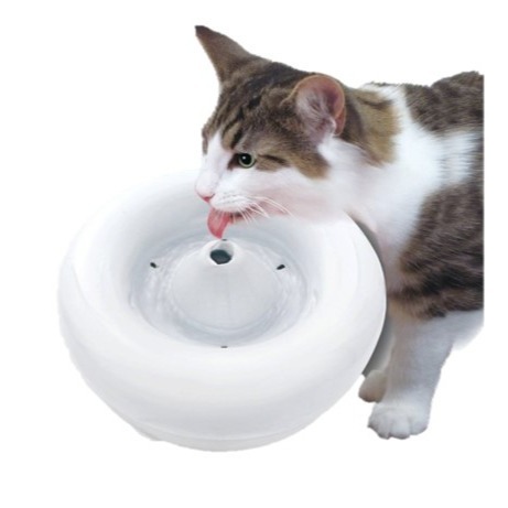 庫存品出清【幸運貓】 日本 GEX 貓用 犬用 時尚優質陶瓷抗菌飲水器 1.5L 自動飲水器-細節圖3