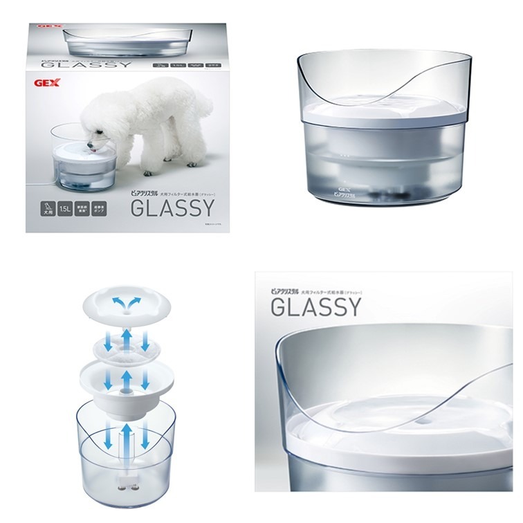 【幸運貓】GEX 愛貓 / 愛犬 透涼感淨水循環飲水器 1.5L-細節圖6