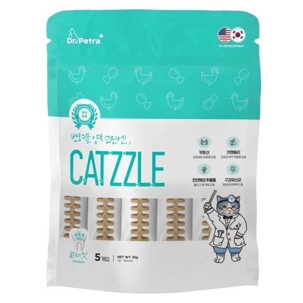 以單支裝替代-貓咪潔牙棒-雞肉口味(5支入)