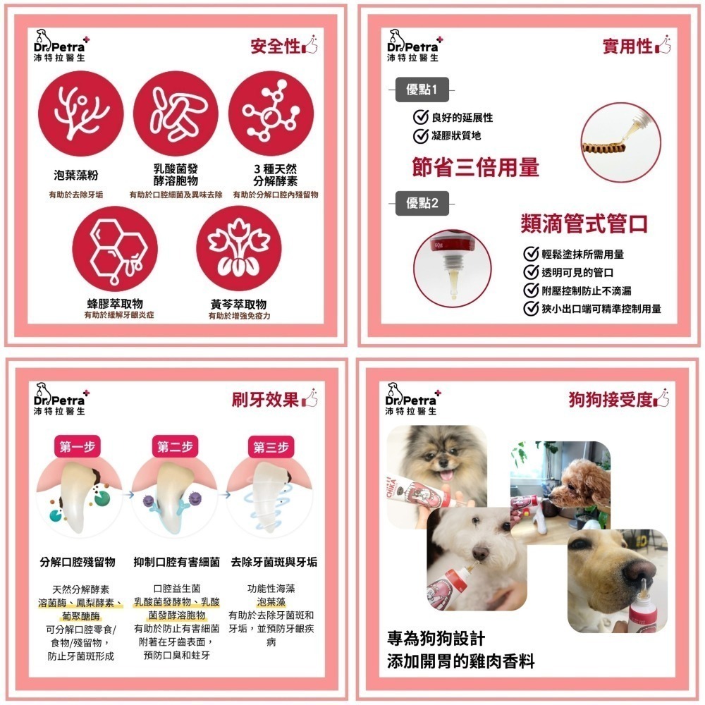 【幸運貓】 沛特拉醫生 狗牙膏 貓牙膏 竹製寵物牙刷 狗用牙膏 貓用牙膏-細節圖6