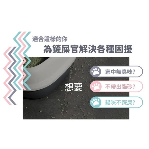 現貨【幸運貓】PAKEWAY 派可為 自由艙貓便盆 貓砂盆 (粉/藍/灰)-細節圖9