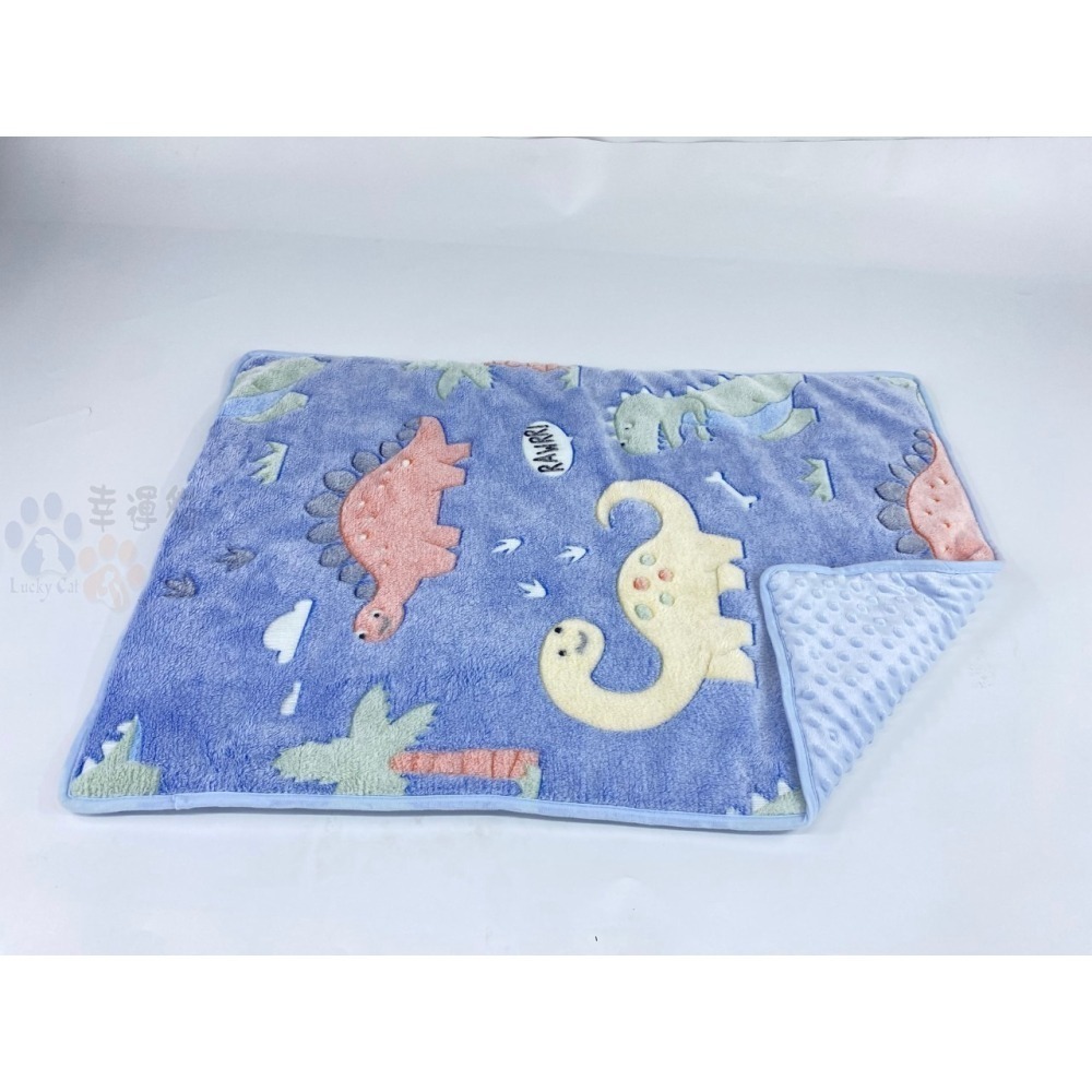 【幸運貓】YSS 親膚保暖寵物毯 寵物毯 睡毯 墊子 夜光-細節圖3