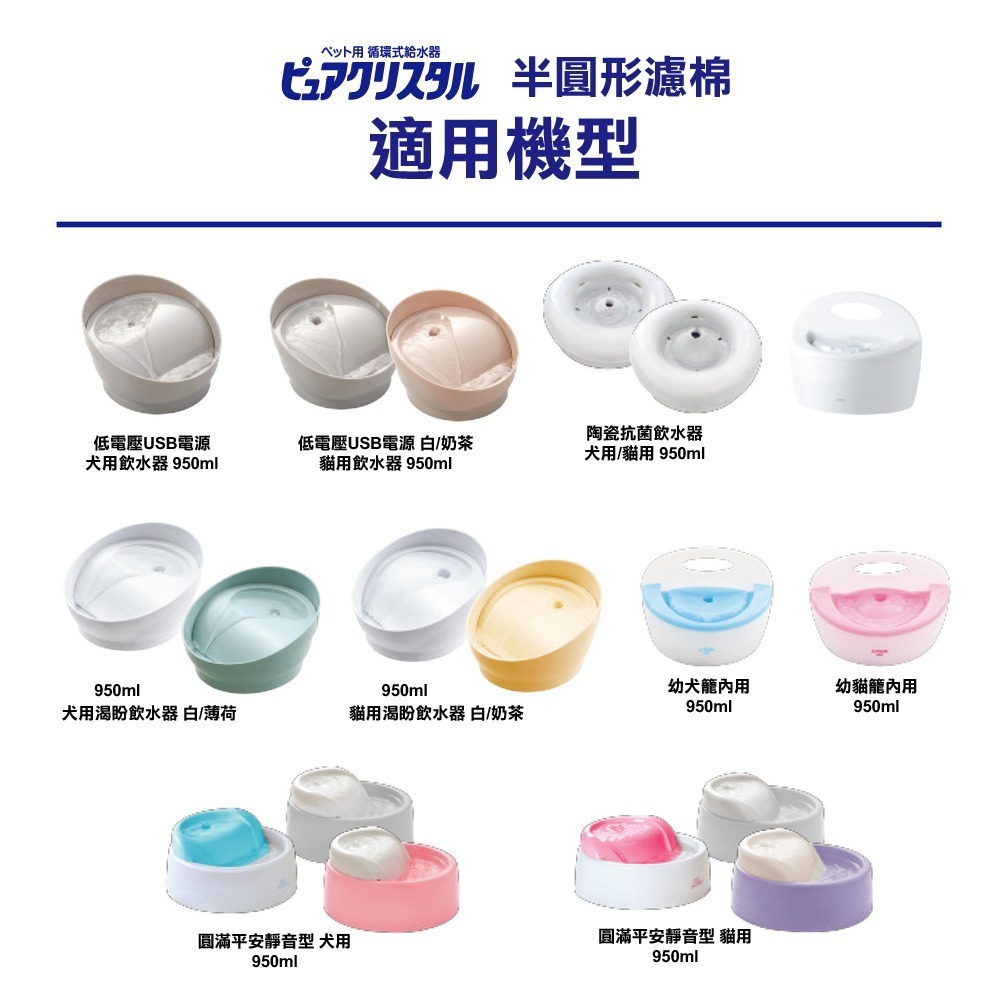 【幸運貓】GEX 蘋果口氣清新清淨 水質濾棉 圓形2片入 / 半圓形3片入 犬貓通用 濾心 圓形濾心 半圓濾心-細節圖6