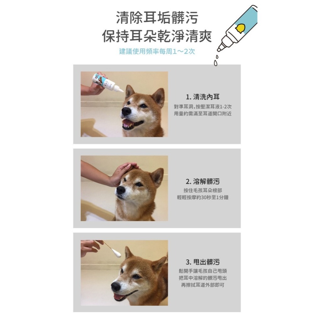 【幸運貓】 黃金盾 寵物潔耳液 清耳液 100ml-細節圖9