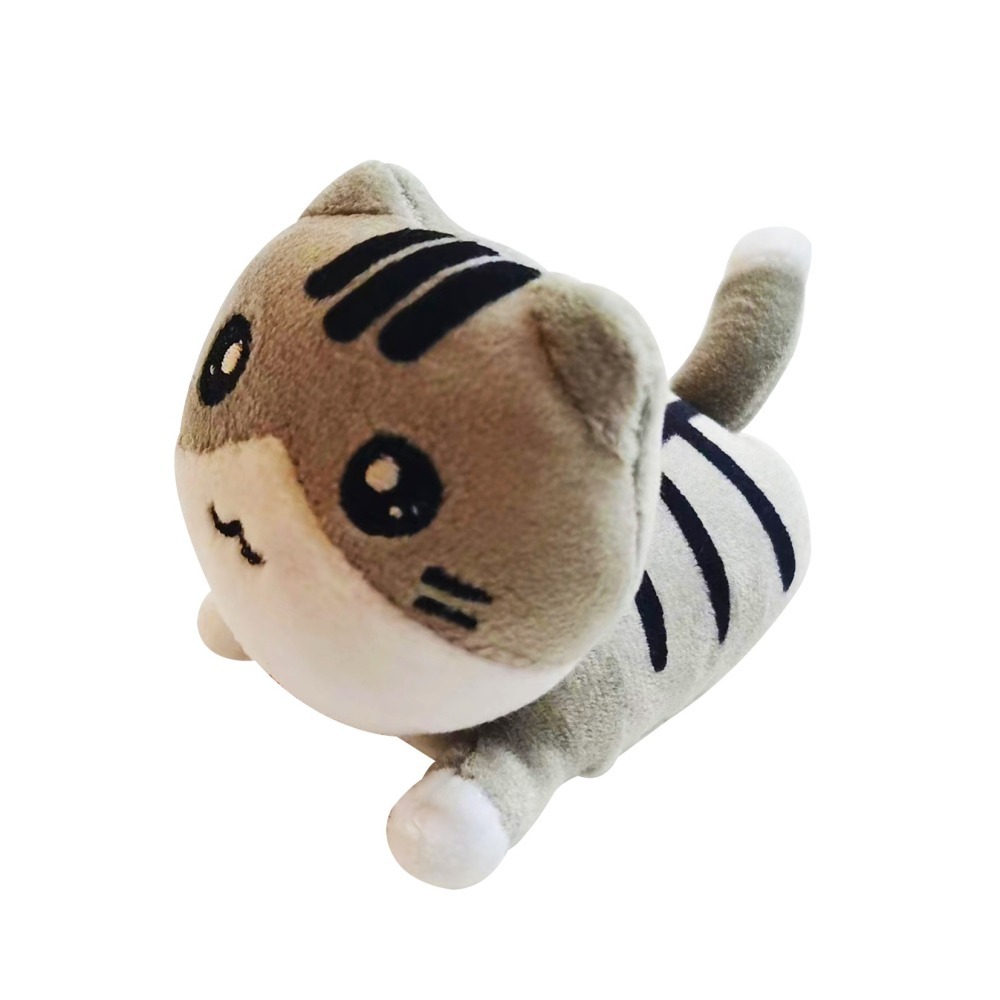 【幸運貓】 YSS 呆萌寵物互動玩具 寵物玩具 口水貓 小貓 小花貓 裝飾娃娃-細節圖9