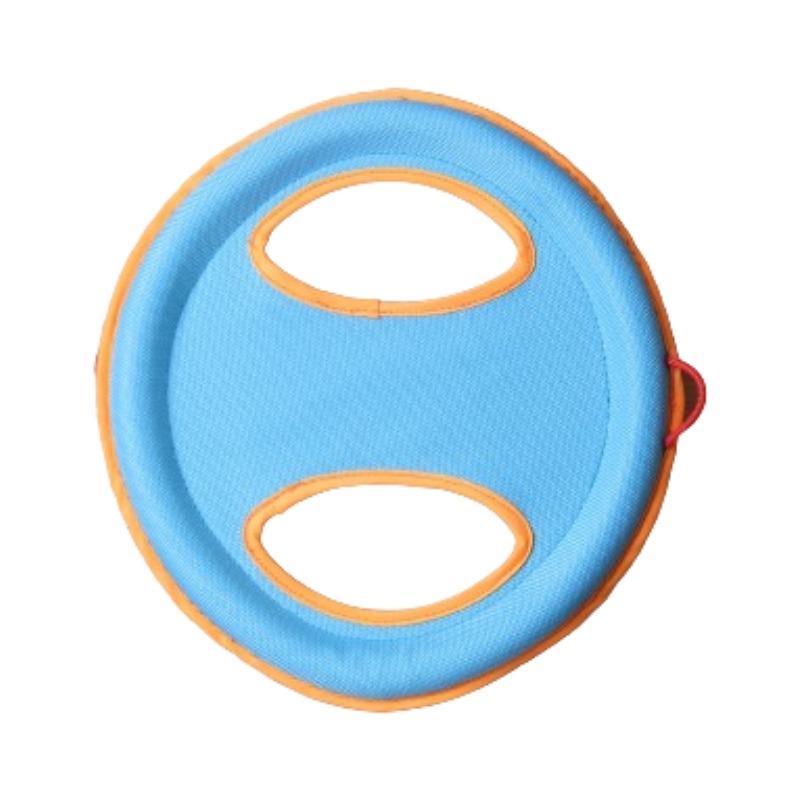 【幸運貓】 EEToys 宜特 互動布飛盤 拉環款 三色款 互動飛盤 寵物玩具 狗玩具 璦寶-規格圖7