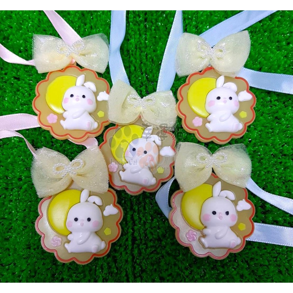 【幸運貓】 2024中秋節寵物飾品 月餅玉兔造型 寵物頸飾 寵物配飾 貓配飾 狗配飾-規格圖5