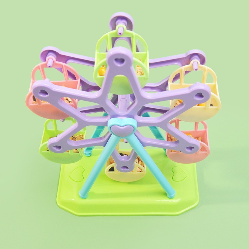 【幸運貓】 鸚鵡摩天輪零食盒 寵物玩具 鳥玩具-細節圖5