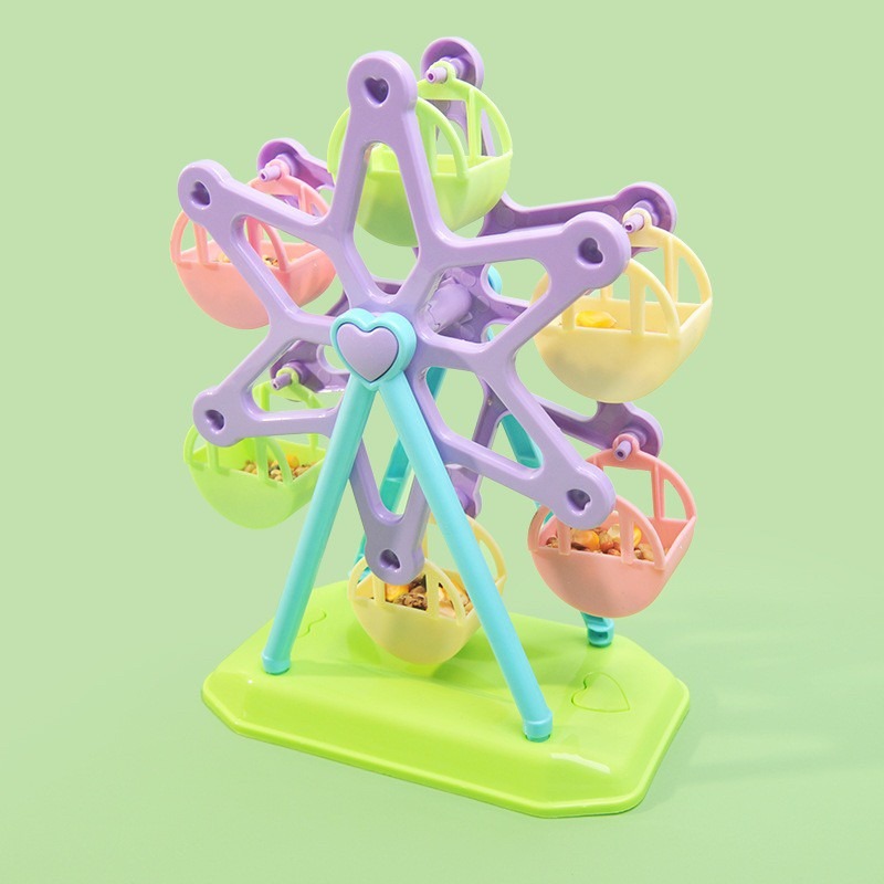 【幸運貓】 鸚鵡摩天輪零食盒 寵物玩具 鳥玩具-細節圖6