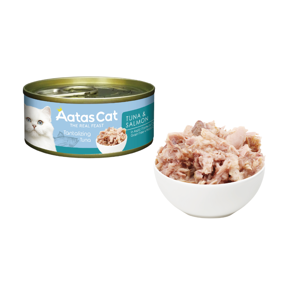 【幸運貓】 Aatas 愛達思 貓罐 80g 副食罐 白肉鮪魚 嫩雞 牛肉 鮭魚 鯷魚 吻仔魚 蟹肉 鮮蝦 南瓜-規格圖6