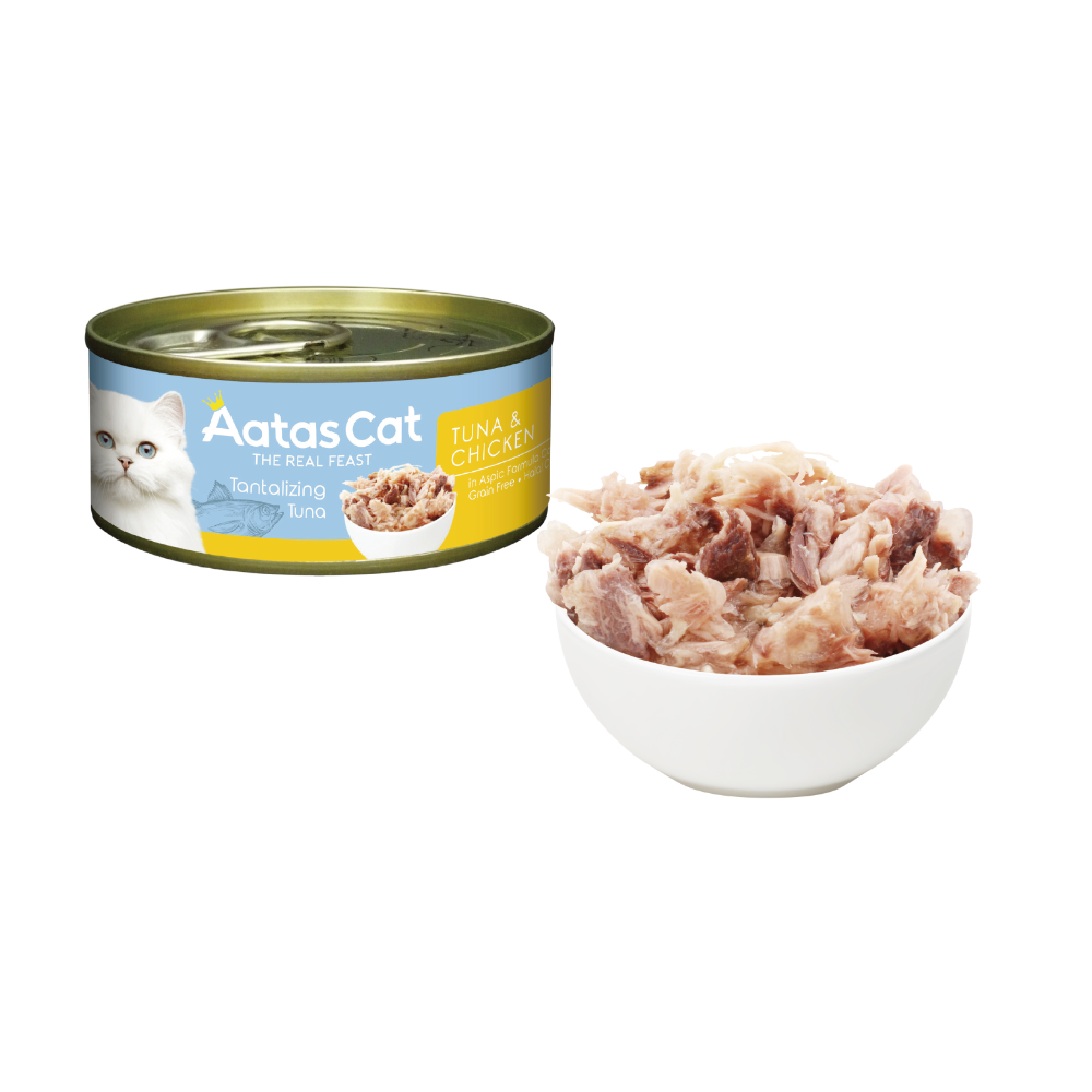 【幸運貓】 Aatas 愛達思 貓罐 80g 副食罐 白肉鮪魚 嫩雞 牛肉 鮭魚 鯷魚 吻仔魚 蟹肉 鮮蝦 南瓜-規格圖6