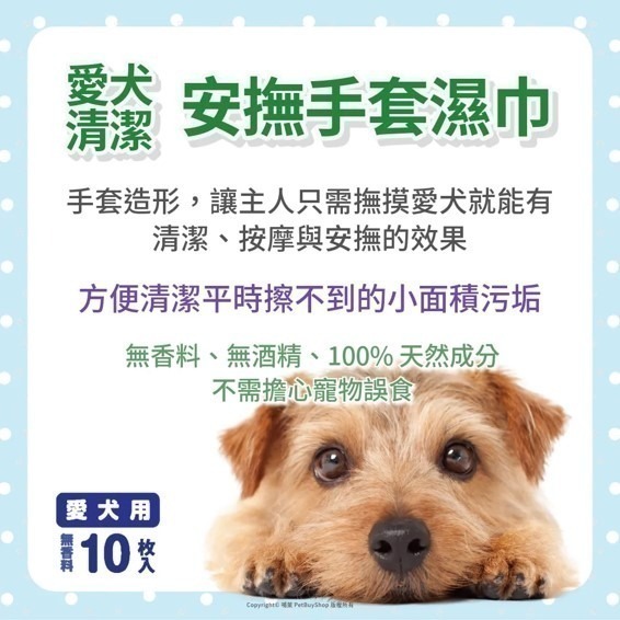 【幸運貓】本田洋行 HONDA YOKO 清潔安撫雙效手套濕巾 10入 貓用 犬用 無香 濕紙巾 濕巾 日本原裝進口-細節圖4