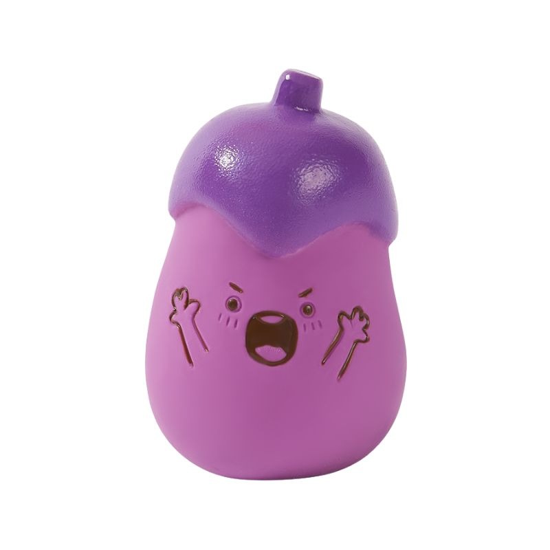 【幸運貓】 EEToys 宜特 田園乳膠 豌豆莢 番茄 胡蘿蔔 松果 茄子 寵物玩具 狗玩具 璦寶-規格圖7