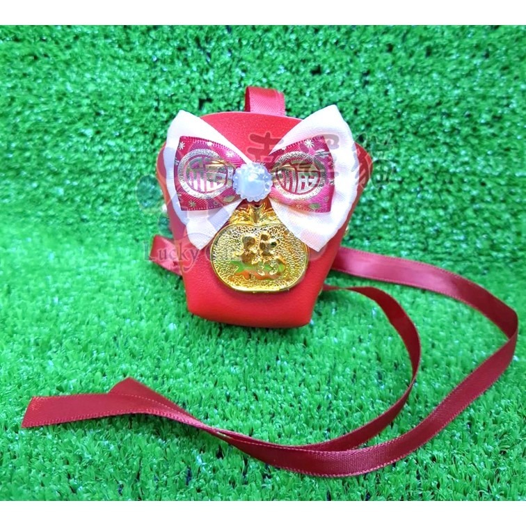 【幸運貓】2025 寵物紅包袋 (皮革) 手工製作 寵物福袋 超應景新年紅包袋 新年紅包-細節圖2