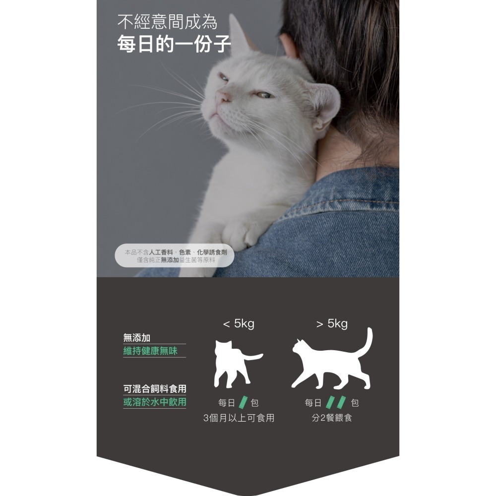 【幸運貓】 木入森 貓咪活菌寶 (15包)｜貓咪益生菌｜黃金組合菌 綜合酵素｜貓咪腸胃保健食品 寵物益生菌-細節圖10