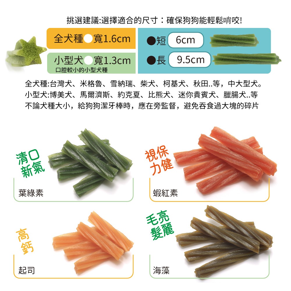 【幸運貓】健康時刻 全犬種潔牙骨 起司/雞肉/蝦紅素/葉綠素/鱉蛋爆毛/關節養護/泌尿保健-細節圖2