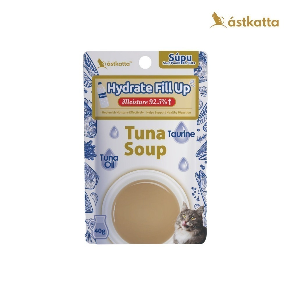 【幸運貓】冰島 astkatta  經典補水 貓餐包 貓咪餐包  補水餐包 鮪魚-規格圖3