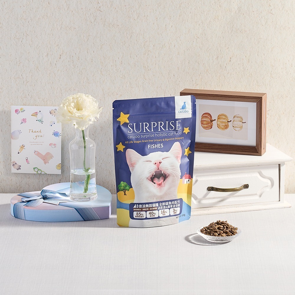 【幸運貓】 臭貓動物園 傻派貓飼料 (雞肉/魚肉) 傻派貓糧 貓咪飼料 貓飼料 貓糧 挑嘴貓飼料 高肉量貓飼料 臭貓-細節圖6