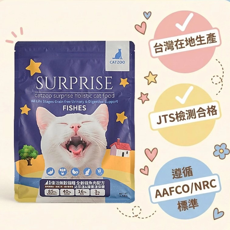 【幸運貓】 臭貓動物園 傻派貓飼料 (雞肉/魚肉) 傻派貓糧 貓咪飼料 貓飼料 貓糧 挑嘴貓飼料 高肉量貓飼料 臭貓-細節圖5