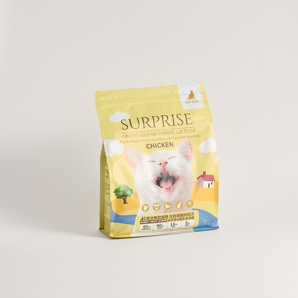 【幸運貓】 臭貓動物園 傻派貓飼料 (雞肉/魚肉) 傻派貓糧 貓咪飼料 貓飼料 貓糧 挑嘴貓飼料 高肉量貓飼料 臭貓-規格圖7