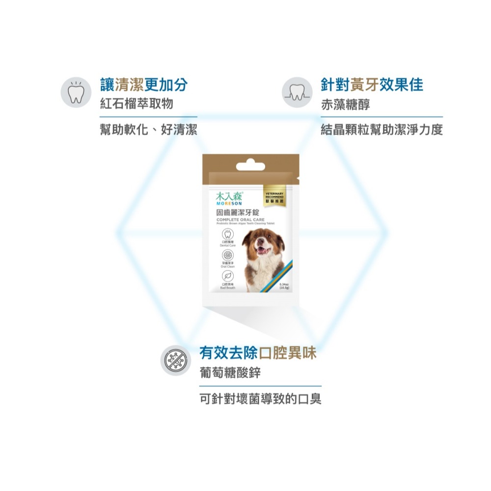 【幸運貓】木入森 犬寶固齒麗潔牙錠 ｜狗狗潔牙錠｜比潔牙骨更好的選擇｜消除狗狗口腔異味-細節圖9