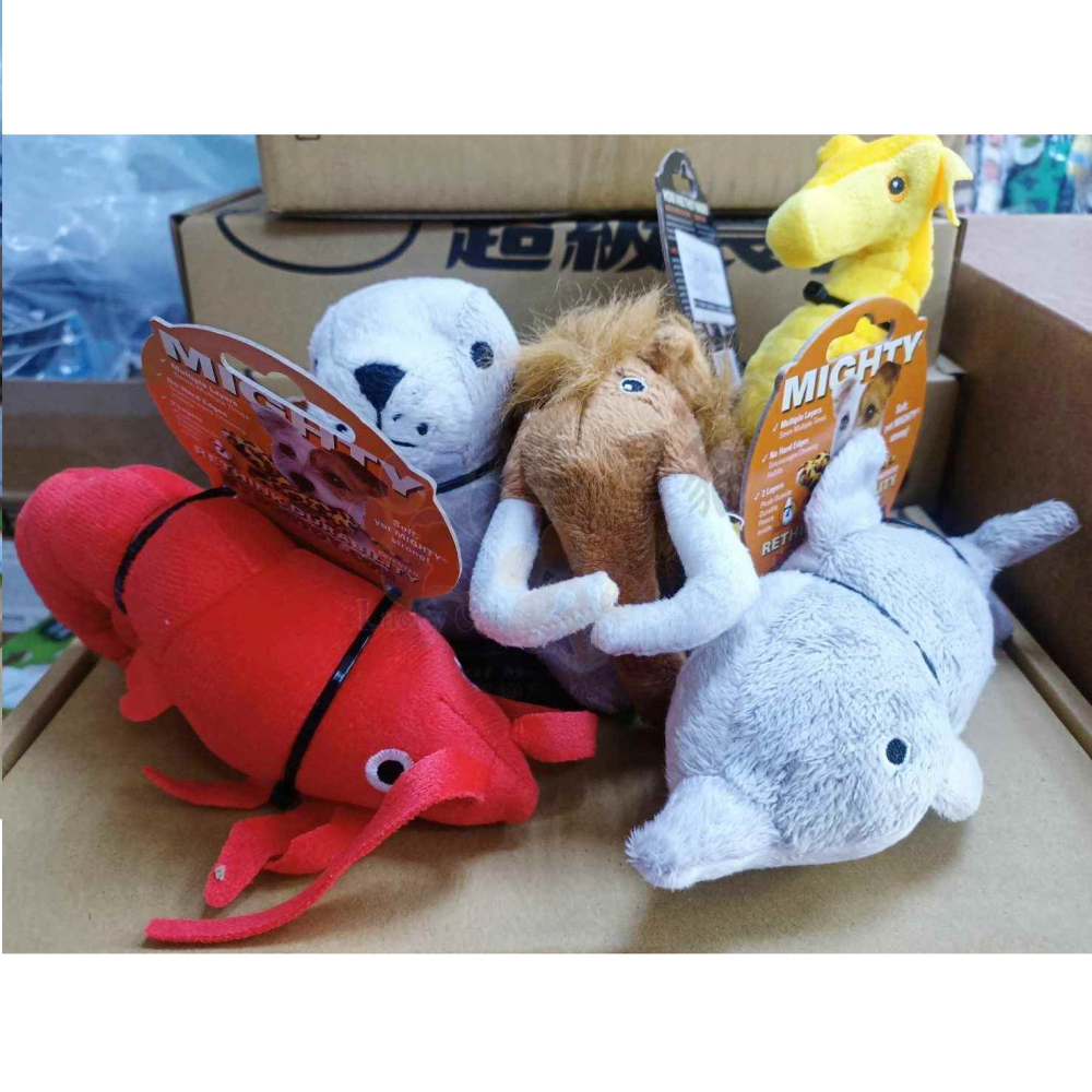 【幸運貓】MIGHTY 冰原海洋系列 - 海豹 / 長毛象 / 蝦子 / 海馬 / 海豚 / 鯨魚 狗狗玩具 寵物玩具-細節圖2