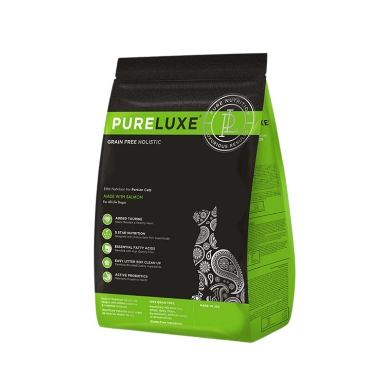 【幸運貓】 純華 PURELUXE  無穀貓飼料 鮮雞 成貓 火雞 室內貓 高齡 長毛貓 扁臉貓-規格圖4